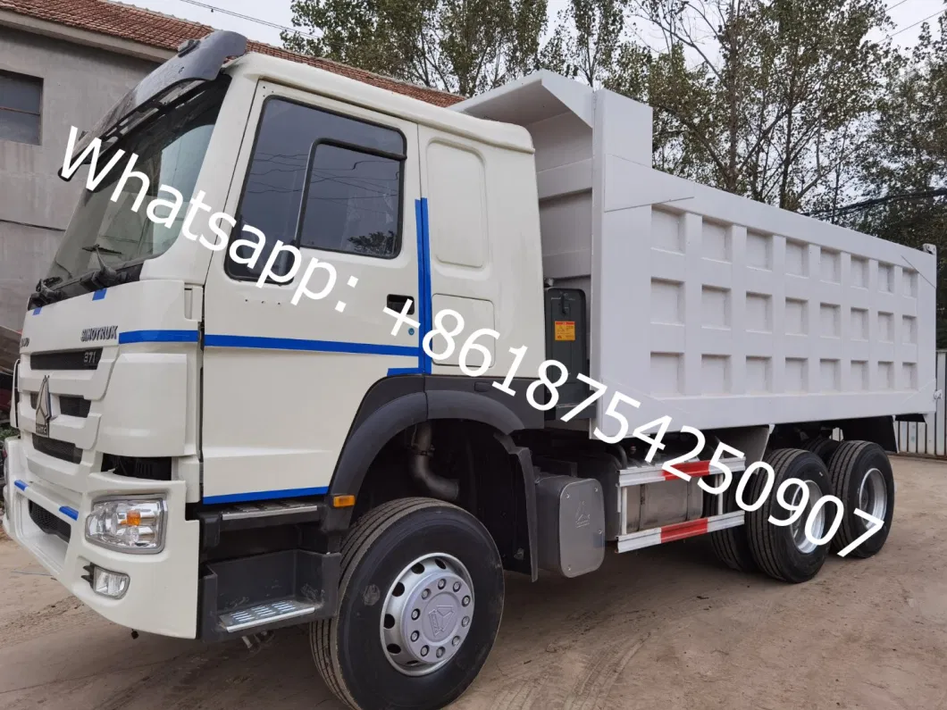 Good Condition Sinotruk HOWO Used 6*4 and 8*4 371HP-375HP Dump Truck 10 Wheels 12 Wheels Tipper Truck Tipping Truck to Africa