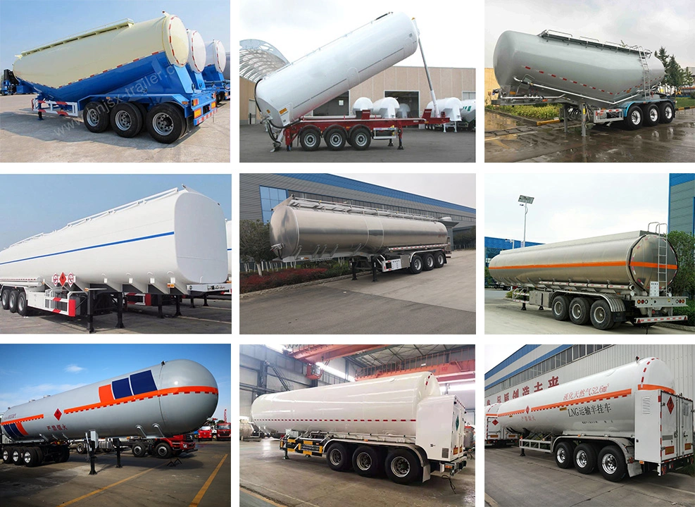 3 Axle 35m3 V Shape Cement Trailer Powder Bottom Unloading Bulk Cement Fly Ash Flour Powder Material Transport Tank/Tanker Tank Trailer Truck