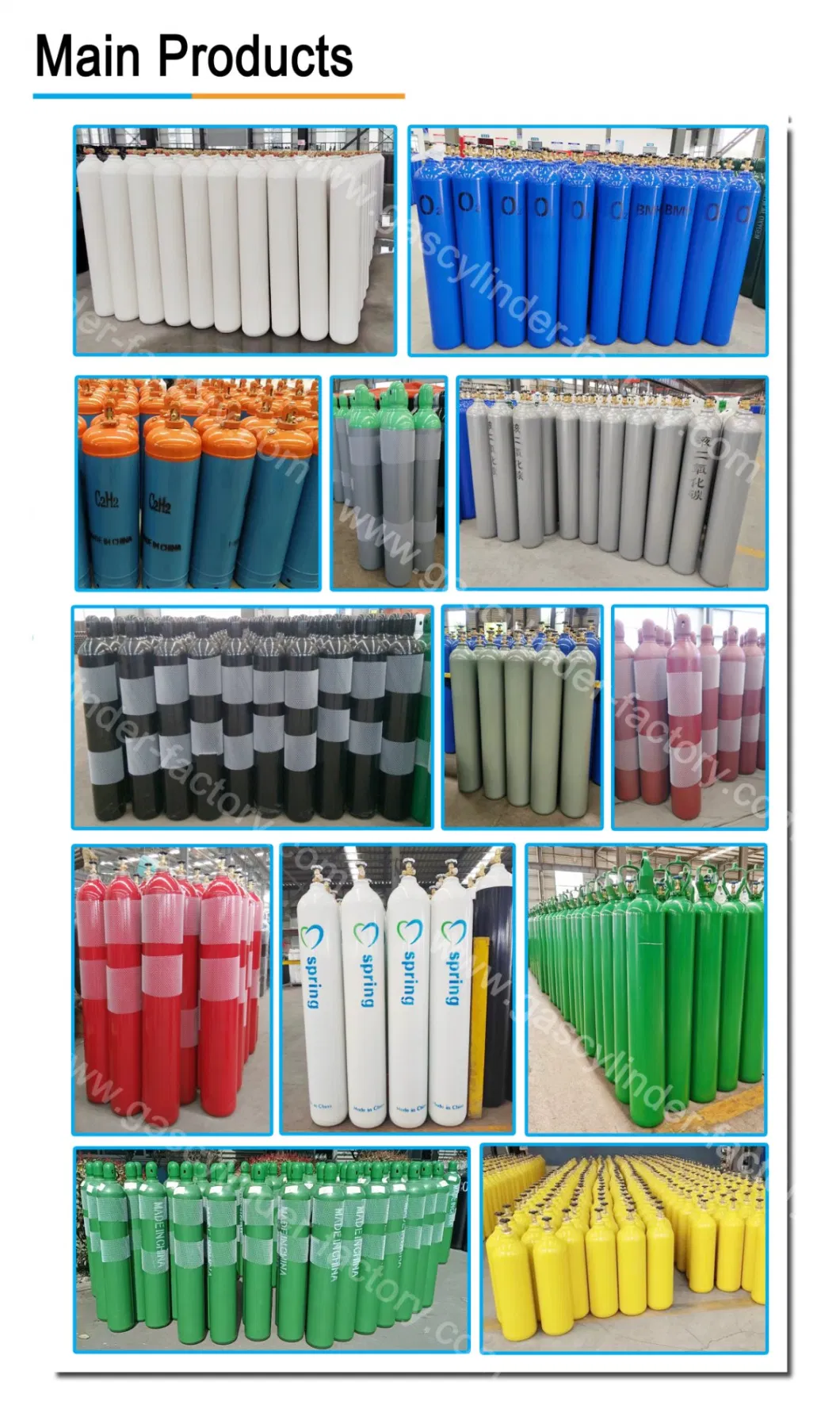 Manufacturer ISO Tped Standard 10 L 200bar Oxygen Tank