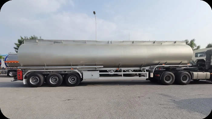 China Factory Petrol Tanker Trailer 3 Axles 50000 Liters Road Fuel Tanker Trailer