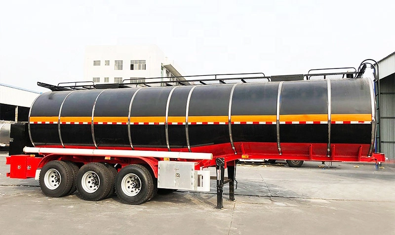 1m3- 12m3 Bitumen Transportation Tanker Asphalt Transportation Tank Trailers Oil Fuel Cement Gasoline Tanker Water Tanker with Pump for Sale in Mali